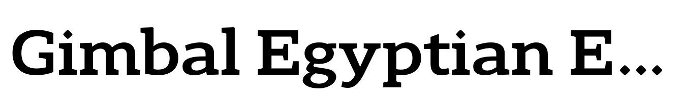 Gimbal Egyptian Extended Medium